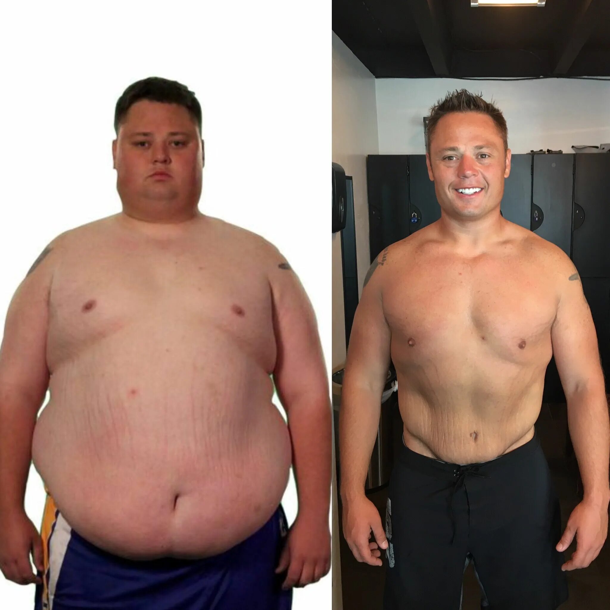 Истории полных людей. Экстремальное Преображение Брюс. До и после похудения мужчины. Человек с небольшим лишним весом.