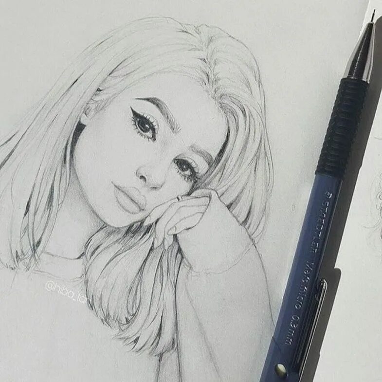 Красивые рисунки карандашом. Рисунки девушекарандашом. Pencil girl