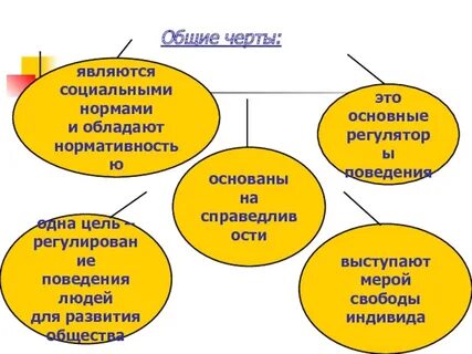 Правило поведения содержащее признаки многих социальных регуляторов