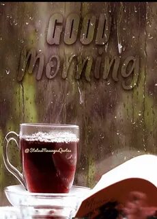 It rain all morning