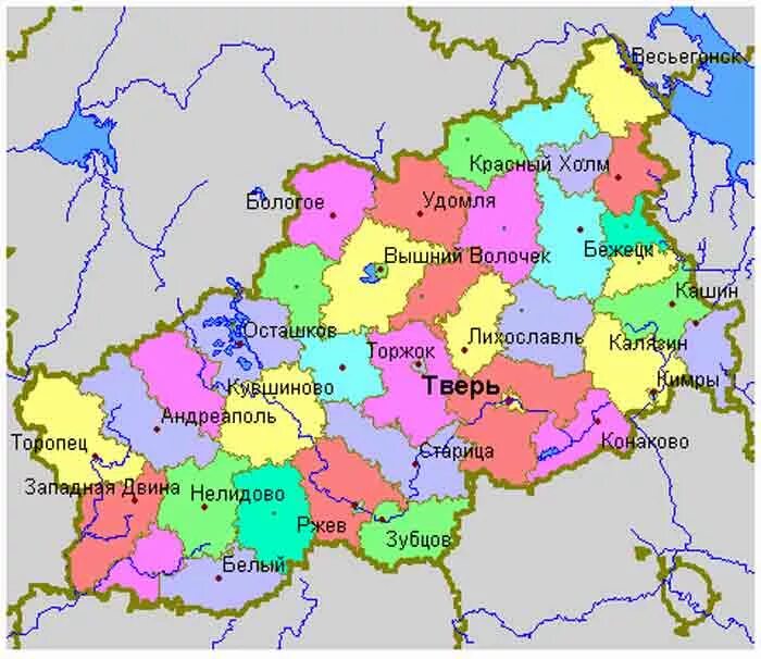 Тверская область на карте РФ. Город Тверь на карте России. Тверская область на карте России. Карта Тверь и область. Карта где тверская область