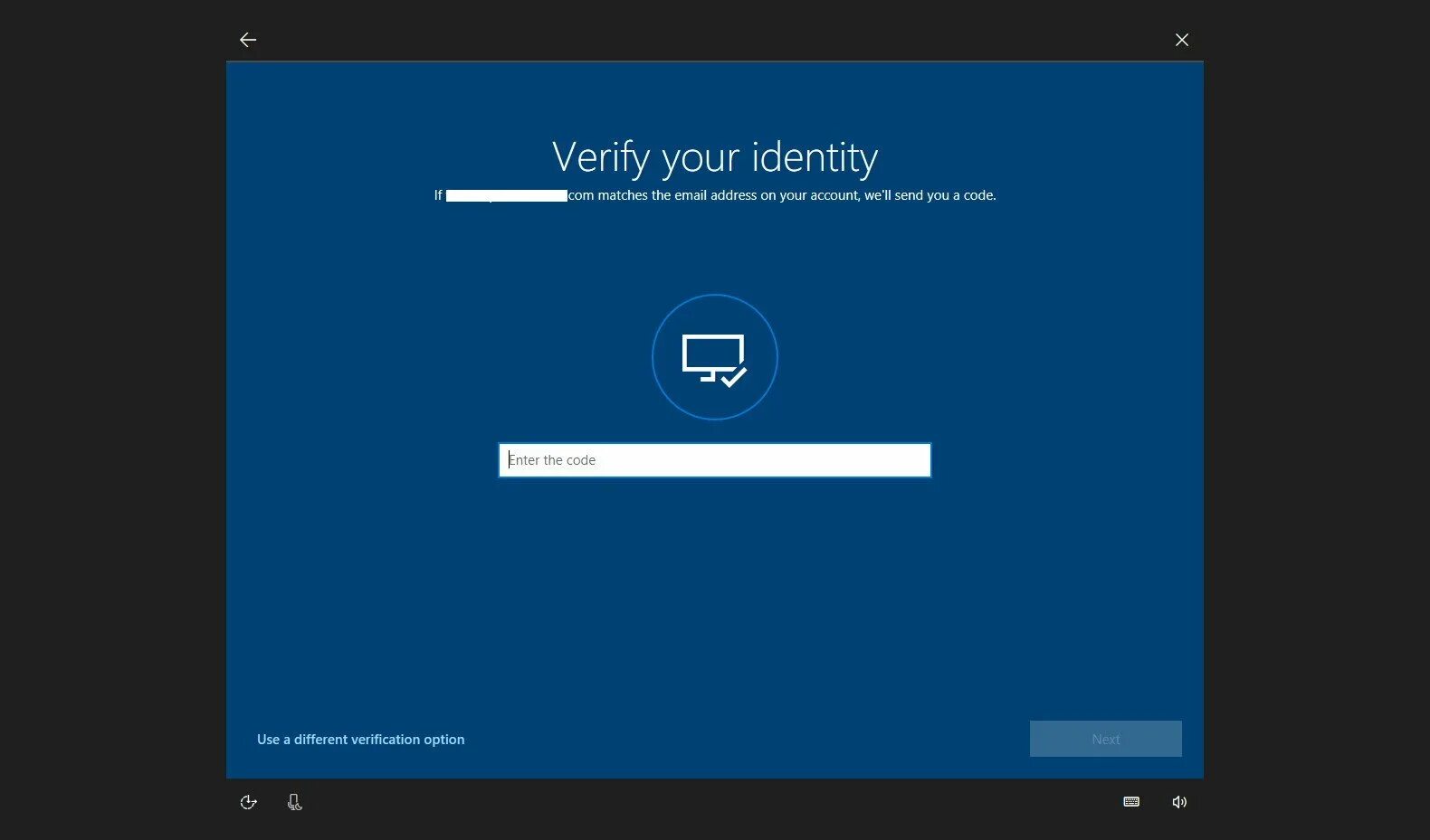 Reset your password
