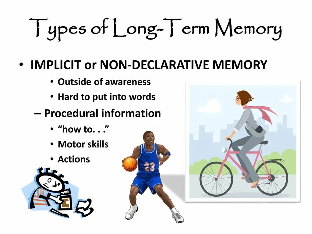 Память перевод на английский. Declarative Memory.