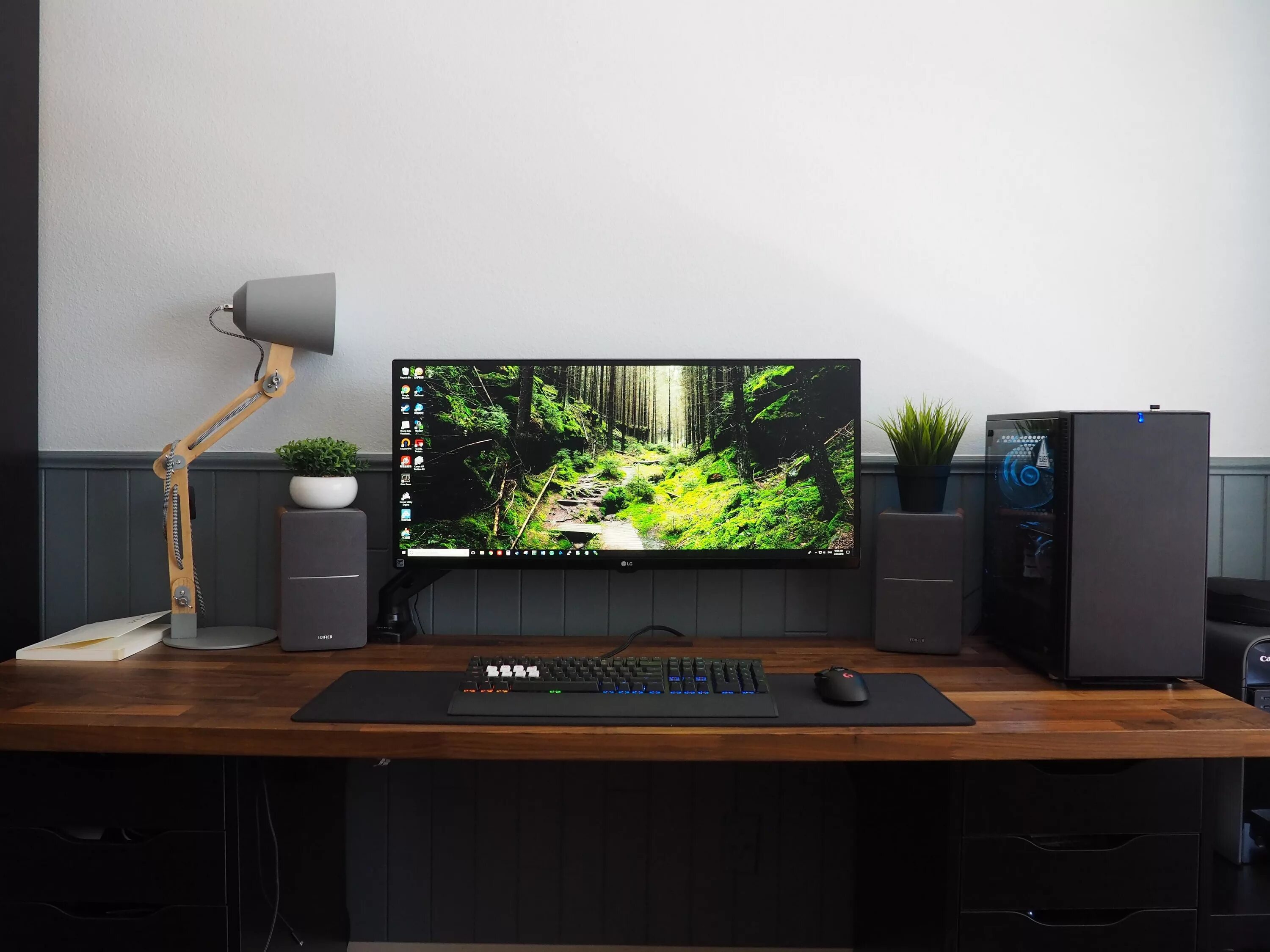 Desk setup