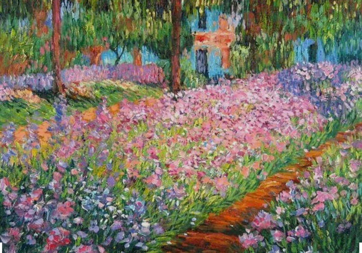 Сорт моне. Клод моне ирисы в живерни. сад ирисов в живерни клод моне. клод моне ирисы в саду моне. импрессионизм клод моне сад.