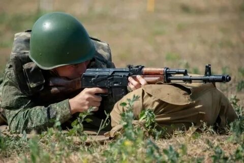Во время учебных стрельб