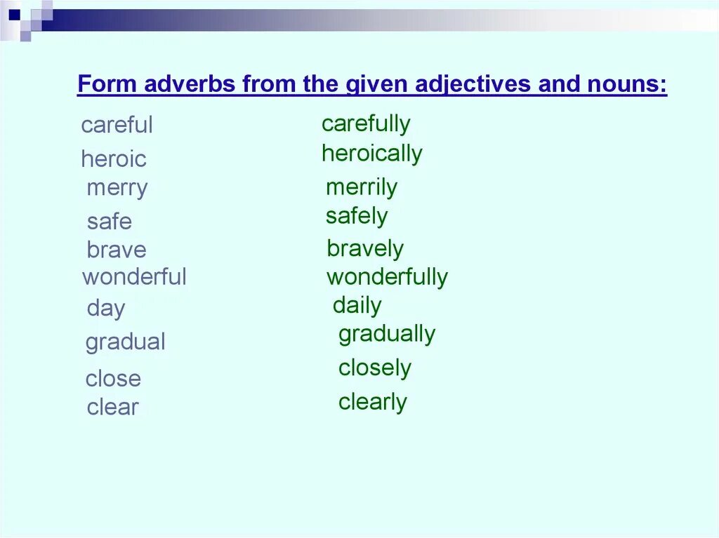 Adverbs в английском. Adverb окончания. Safe adverb. Adverbs of manner. Form adverbs from the adjectives