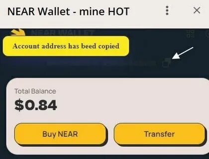 Near wallet mine hot