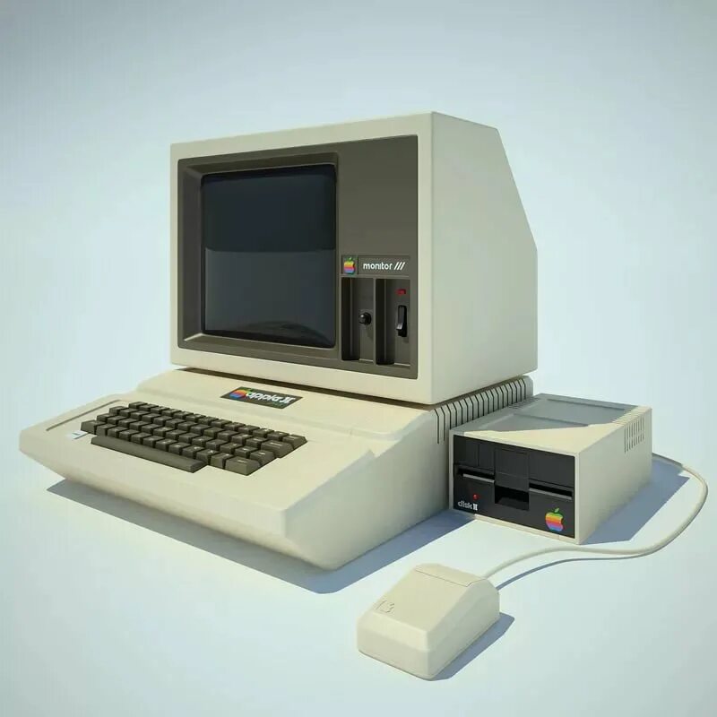 Эппл 2. АПЛ 2 компьютер. Apple II 1977. Apple 2 компьютер 1977.