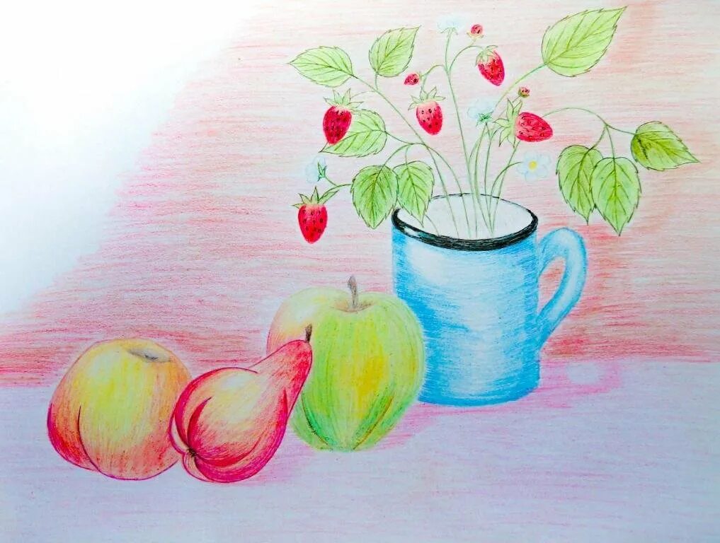 Картина натюрморт рисуем натюрморт 3 класс. Рисование натюрморта. Натюрморт с фруктами рисунок. Натюрморт с фруктами для детей. Натюрморт с фруктами карандашом.