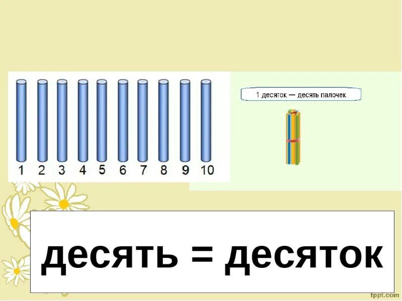 Как объяснить десятки единицы. Десяток и единицы. десяток палочек. десятки и единицы 1 класс. палочки десятки и единицы.