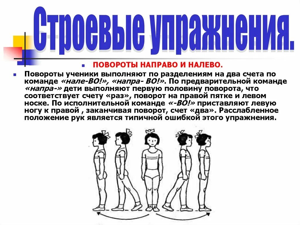 Команда кругом в движении. Строевые упражнения. Строевые упражнения на месте. Повороты физкультура. Строевые упражнения повороты на месте.