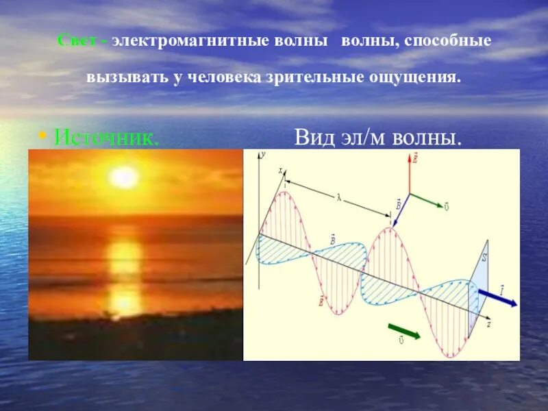 Свет электромагнитная волна. Электромагнитная световая волна. Свет представляет собой электромагнитную волну. Световые волны. Электромагнитная волна способна