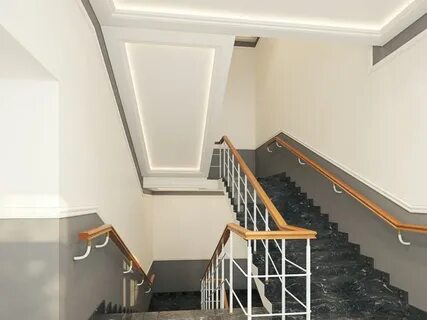 Лестница в жилых многоквартирных домах