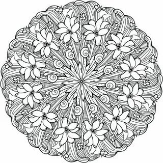 Раскраска мандалы