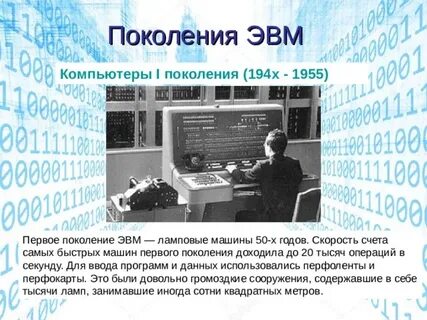 Задание оператору эвм
