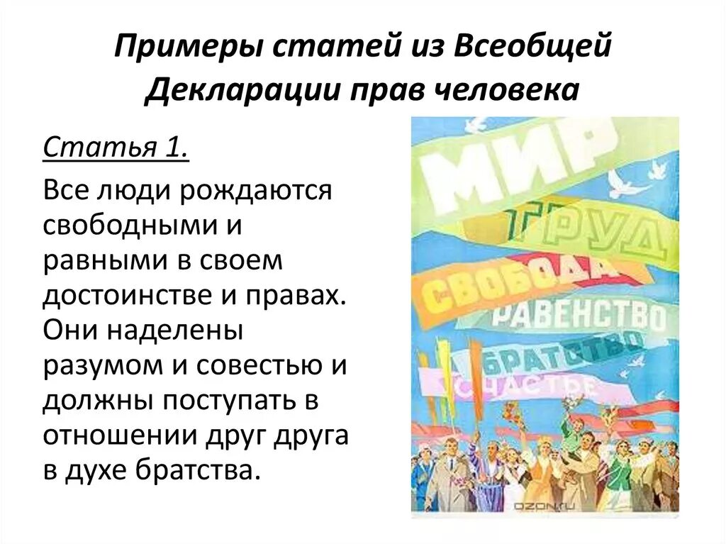 Что ты знаешь о всеобщей декларации человека. Всеобщая декларация прав человека. Примеры декларации прав человека. Декларация прав человека статьи. Всеобщая декларация прав человека статьи.