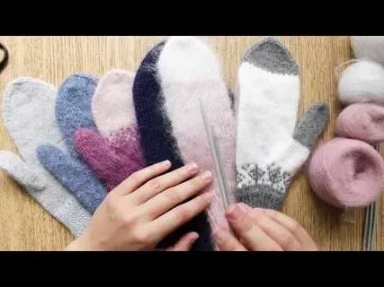 Варежки палец видео