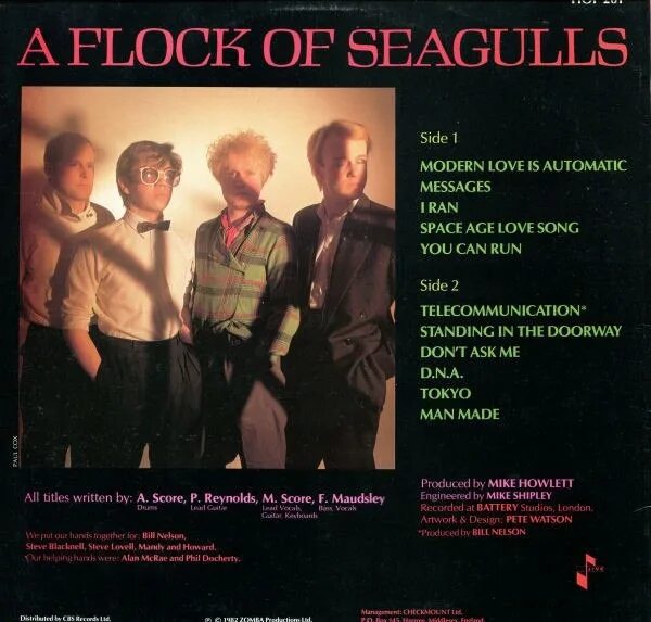 Алистер скоре a flock of Seagulls. Группа a flock of Seagulls. A flock of Seagulls 1984. A flock of Seagulls 1982.