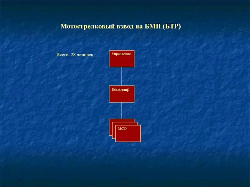 Состав мотострелкового взвода