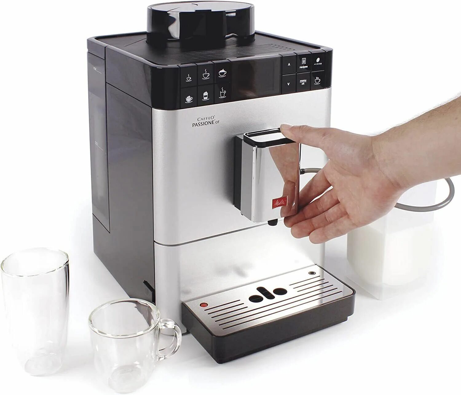 Melitta caffeo passione ot. Кофемашина melitta f 531-102 passione onetouch 1450вт черный. Melitta passione one touch. 531 102. Melitta f 300 latticia ot.