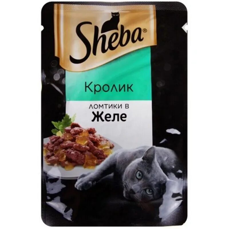 Влажный корм для кошек кролик. Корм д/кошек Sheba 85г желе кролик. Желе Шеба Шеба корм. Шеба желе корм для кошек. Sheba корм для кошек кролик в желе.