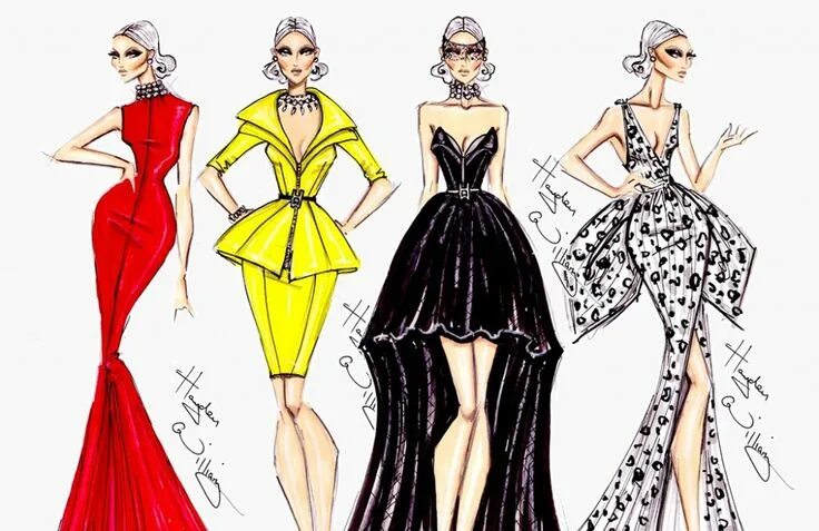 Дизайн современной одежды изо Posts about Fashion Illustration on Drowning In Design Ilustrações de moda, Idei