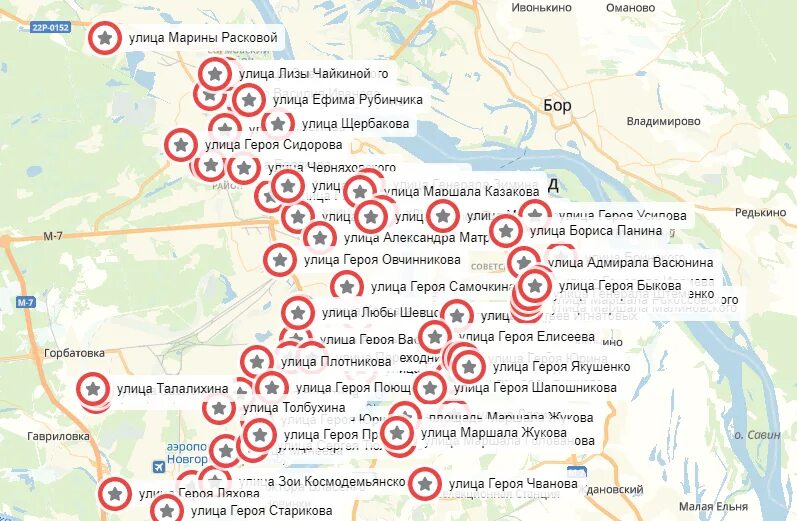 Расстояние улиц нижний новгород. Улицы в Нижнем Новгороде в честь героев Великой Отечественной войны. Улицаюы героев войны Нижний Новгород. Название улиц в Нижнем Новгороде. Районы Нижнего Новгорода с улицами.