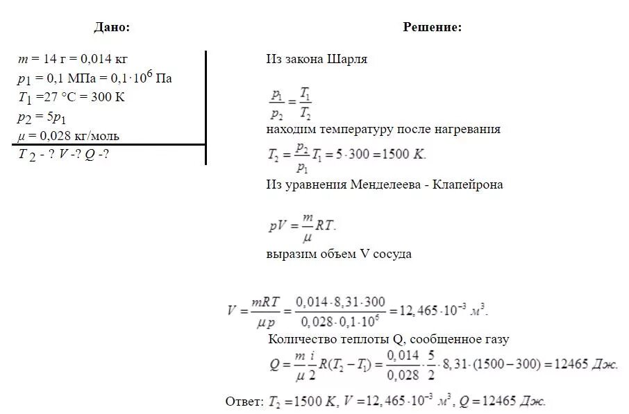 Задачи по решению задач по абсолютного давления. Решение задач по физике найти массу газа и температуру. Нахождение количество теплоты в сосуде. Задачи на давление газа. При температуре 27 градусов давление газа