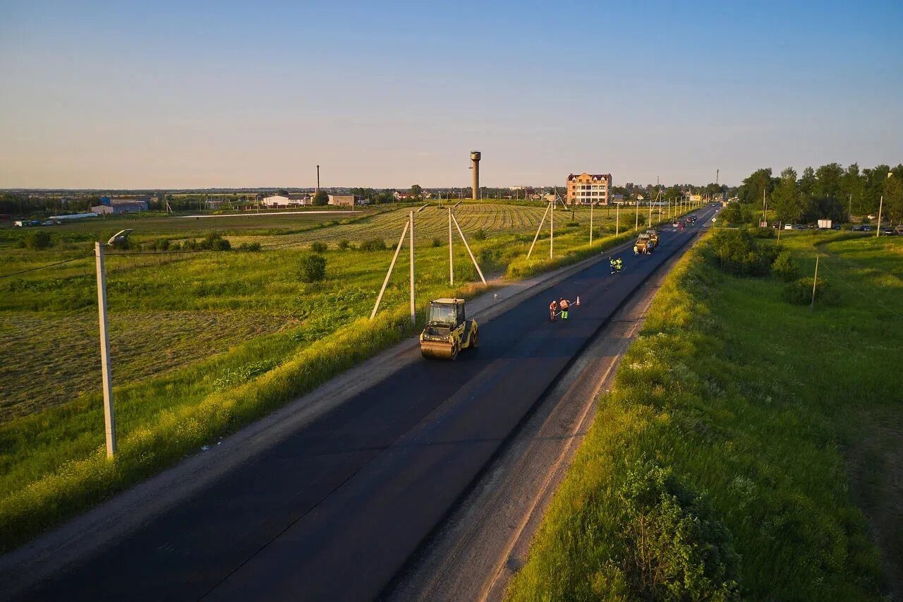 Шоссе. Дорога. Строительство дороги. Дорога ЛЕНОБЛАСТЬ.