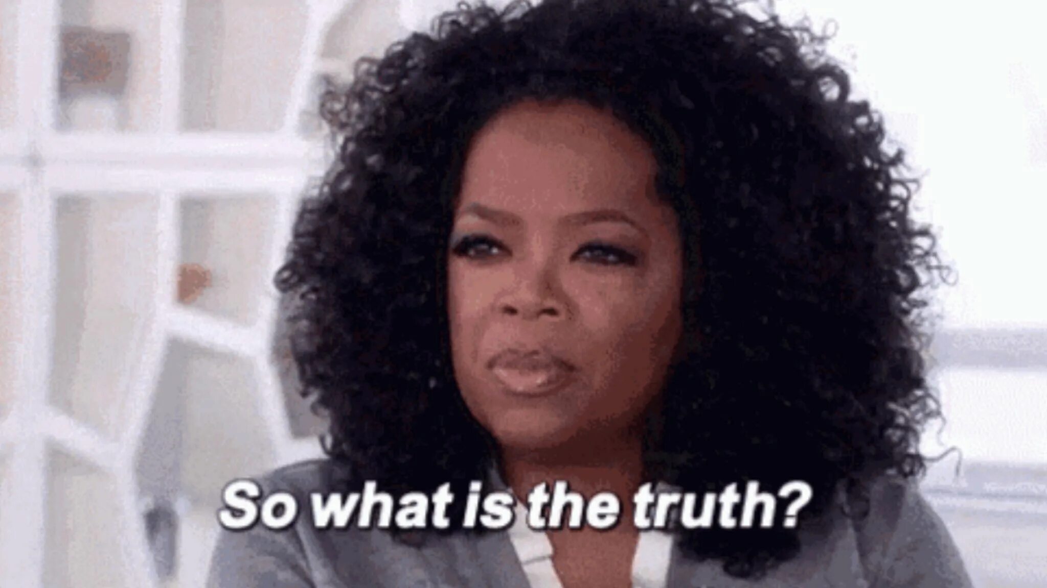 They told me the truth. So what gif. So what.