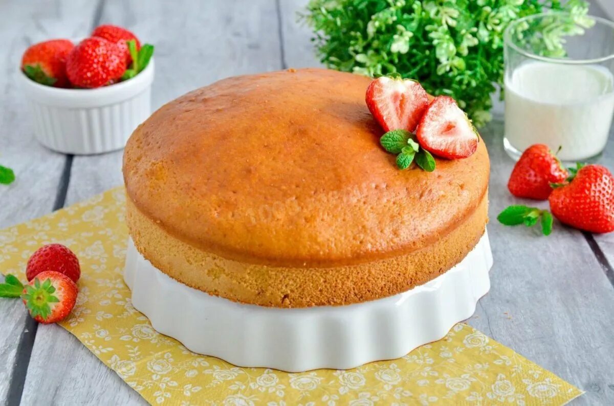 Самый пышный бисквит для торта. Самый пышный бисквит для торта