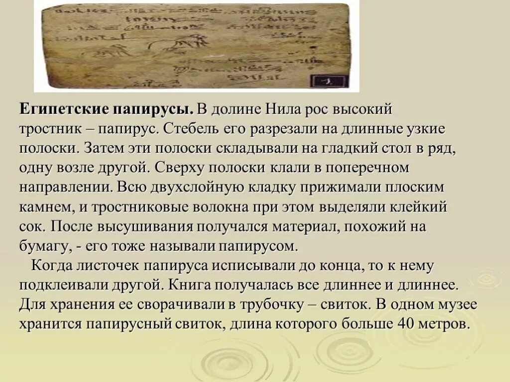Папирус презентация. Книги из папируса. Сообщение о папирусе информатика 2 класс. История книги папирус. Папирус для презентации.