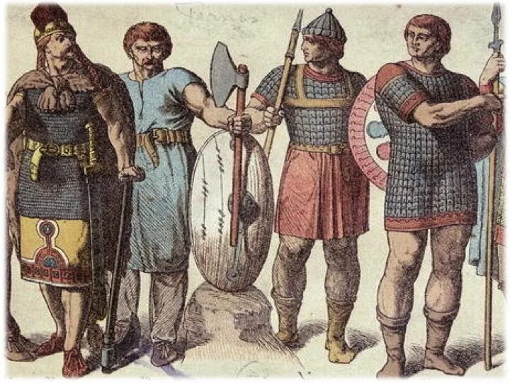 Germanic tribes. Франкские племена. Германские племена. Германское племя франков. Древнегерманский воин.