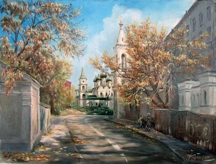 Пейзаж русский город