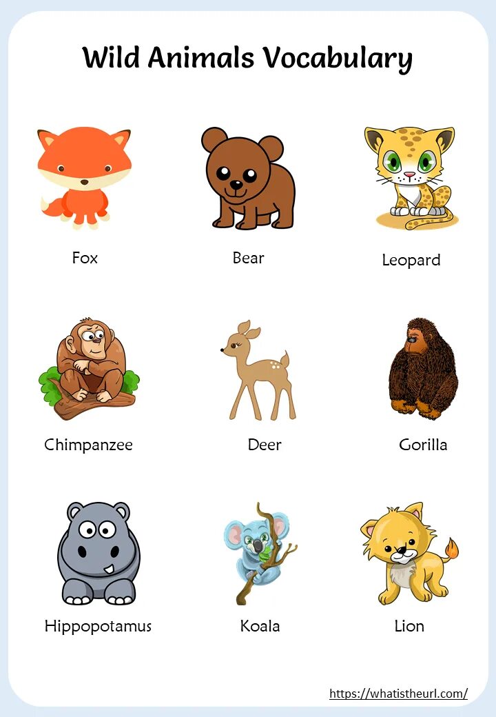 Животные vocabulaire. Wild animals Vocabulary. Животные на английском языке. Animals for Kids словарь.