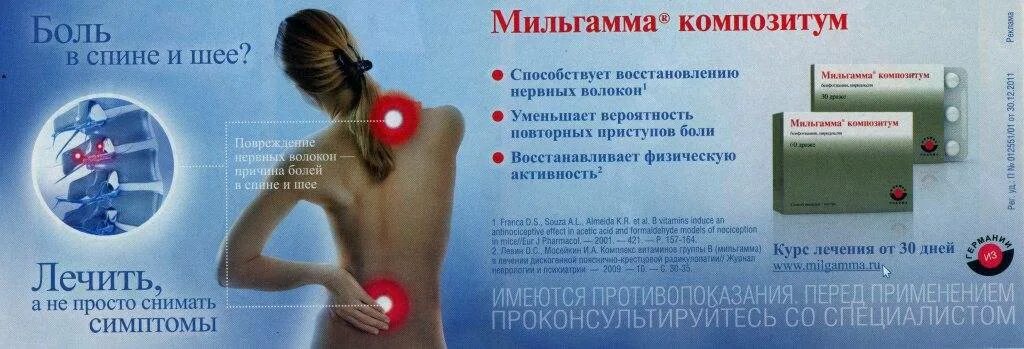 Обезболивающие от спины эффективные