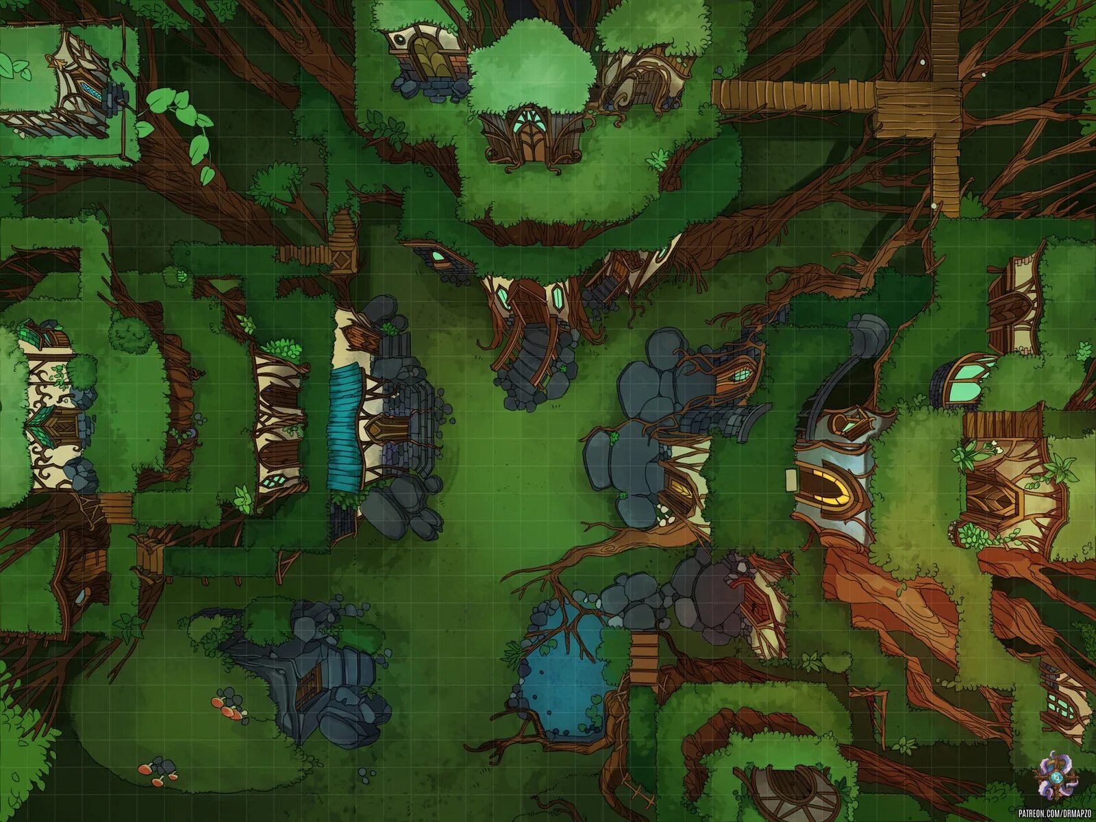 Карта деревни в лесу. Battle map dnd деревня. днд деревня эльфов карта. лесная деревня днд. dnd эльфийская деревня.