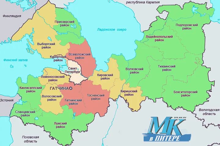 Информация о ленинградской области