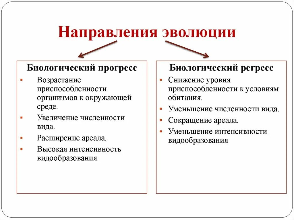 Направление эволюционного развития. Направления эволюции. Главные направления эволюции. Основные направления эволюции организмов. Направления эволюции таблица.