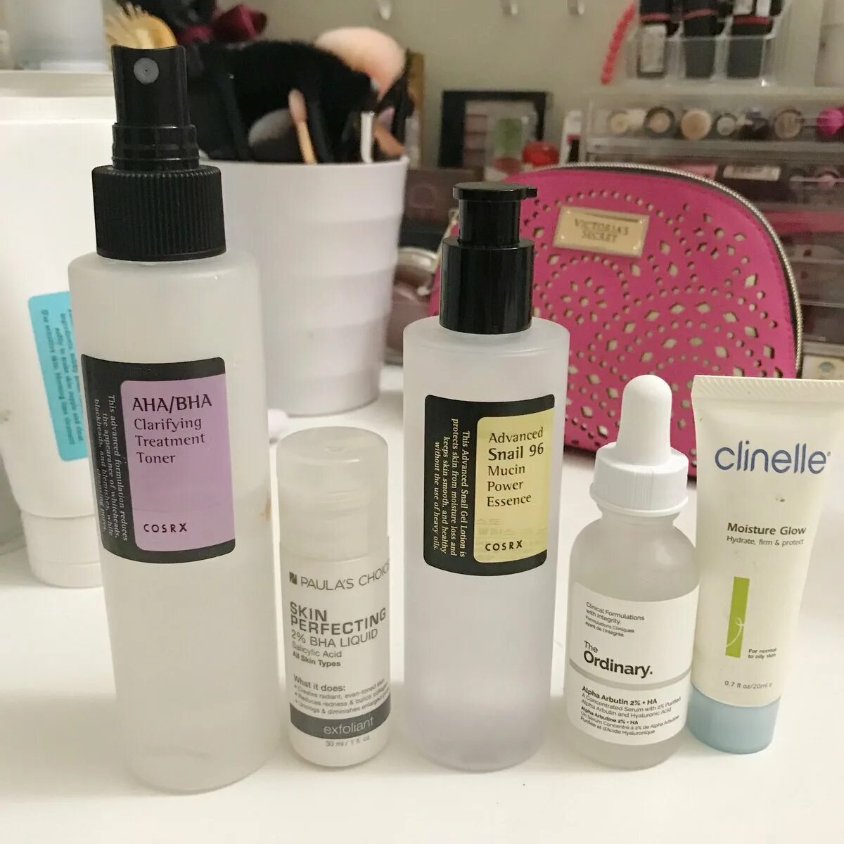 Cosrx the vitamin c 13 serum. Cosrx aha bha toner.