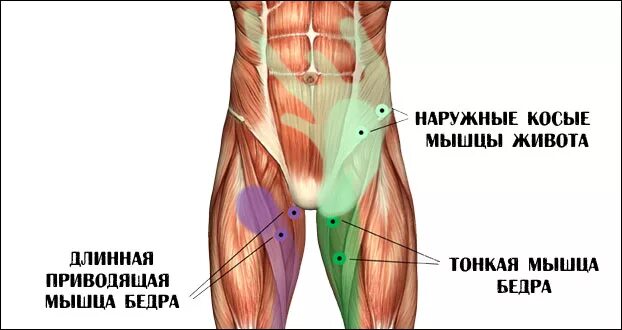Растяжение в паху симптомы лечение