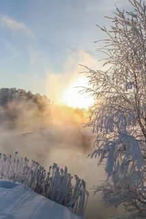 Очень морозное утро