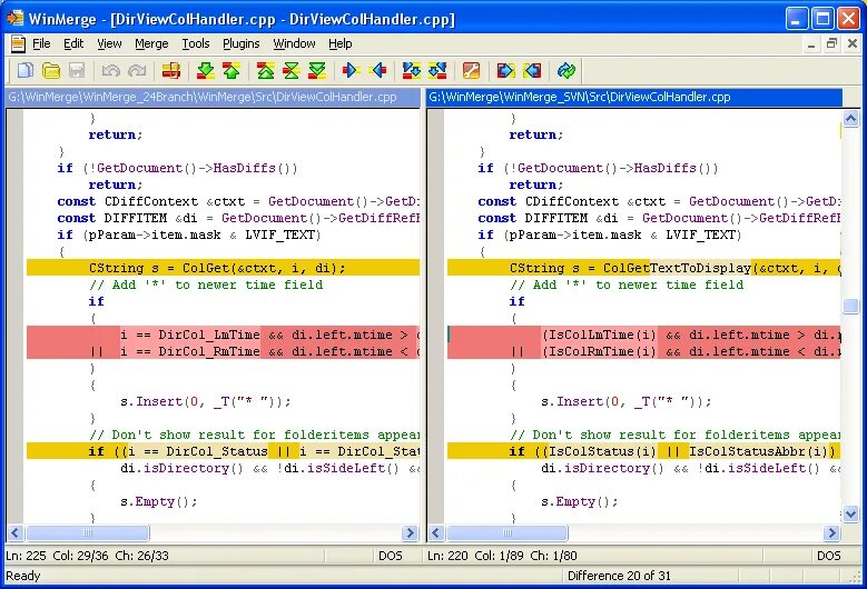 Cpp directory. WINMERGE Portable. WINMERGE git. WINMERGE-2.16.14-x64-Setup. Diff code.