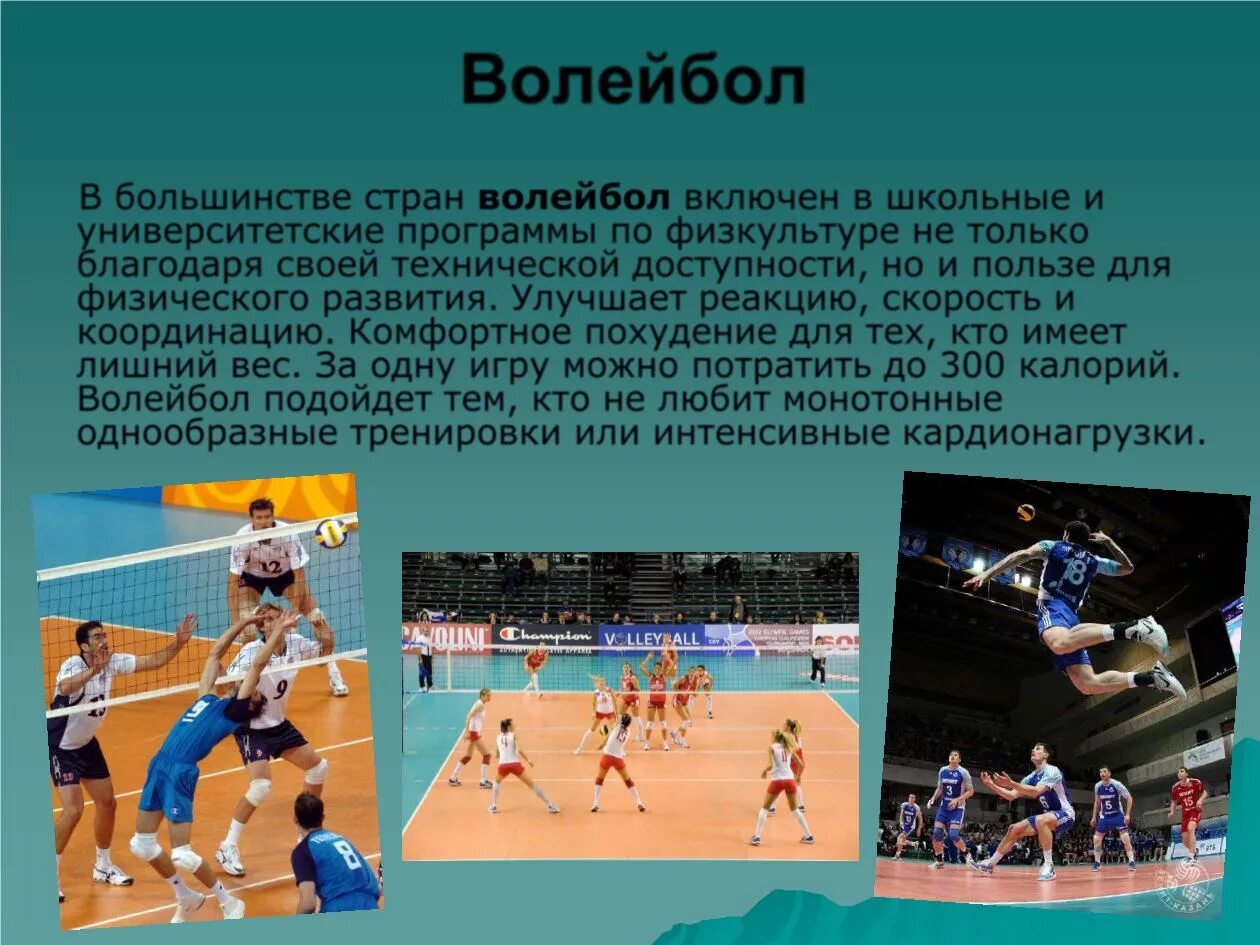 Презентация на тему волейбол по физкультуре. Значение волейбола для физического развития занимающихся. Волейбол значение волейбола для физического развития занимающихся. Волейбол программа по физкультуре. Скорость реакции в волейболе.