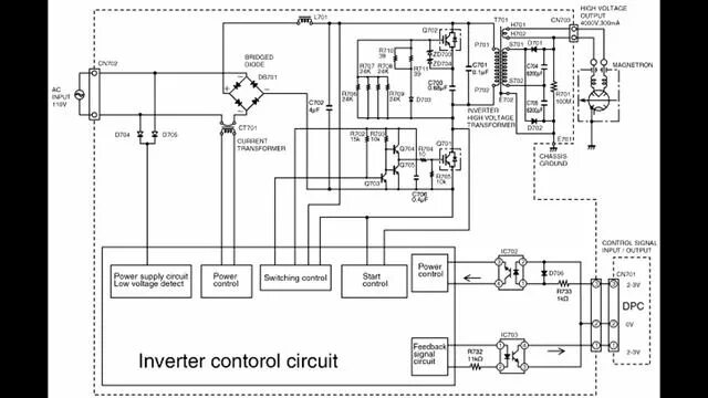 Схема блока питания микроволновки Power supply Power supply circuit, Electronic circuit projects, Electronic schem