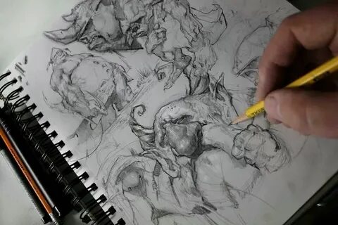 Реальный рисунок карандашом