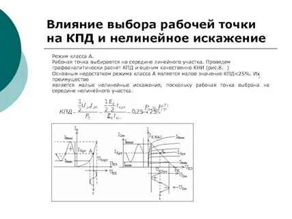 Почему рабочая точка