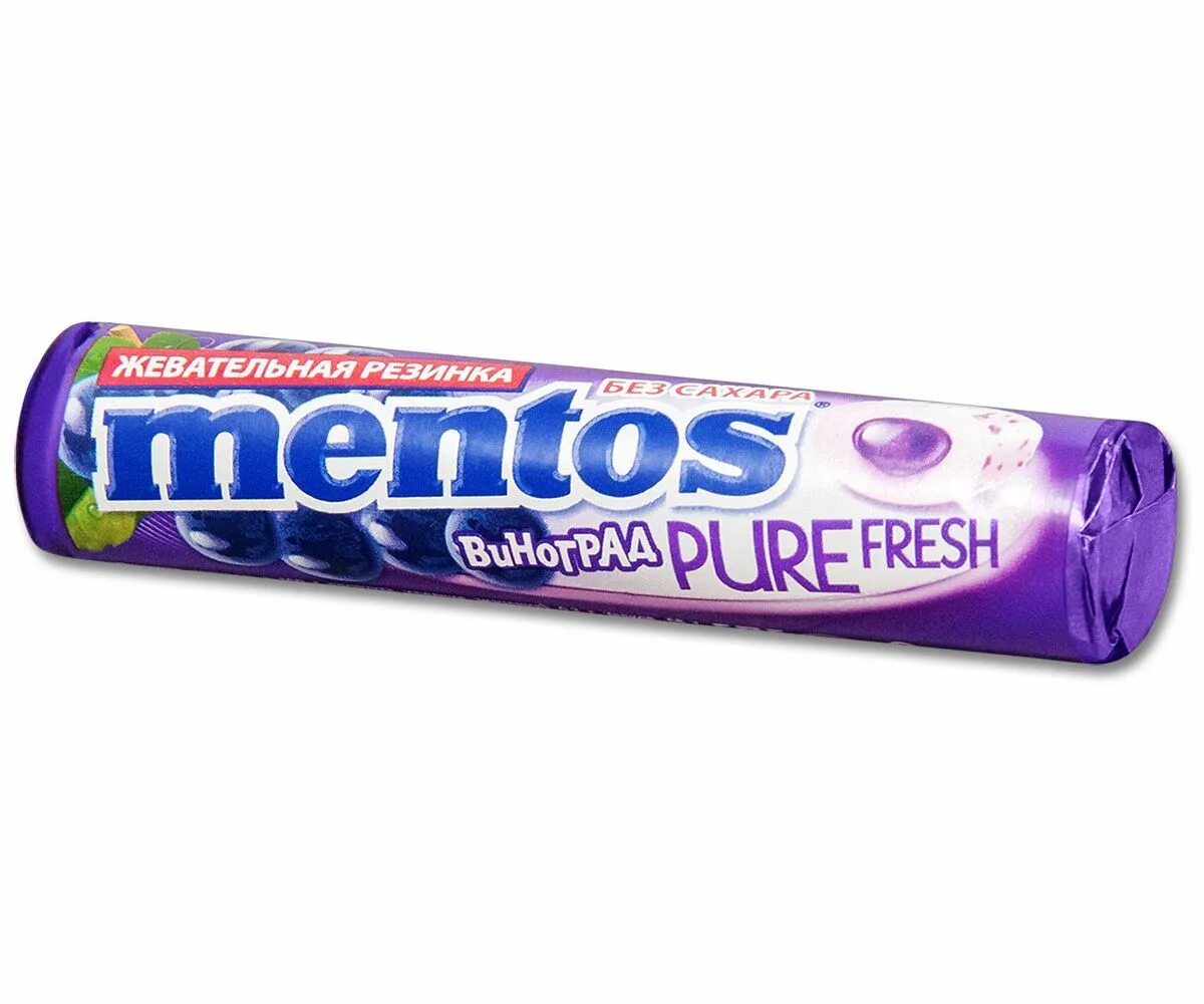 Жевательная резинка mentos Pure Fresh виноград. Mentos жевательная резинка виноград 15,5г. Жевательная резинка ментос Пьюр Фреш виноград 2г*100шт .(6бл). Ментес жевачкавиноград.