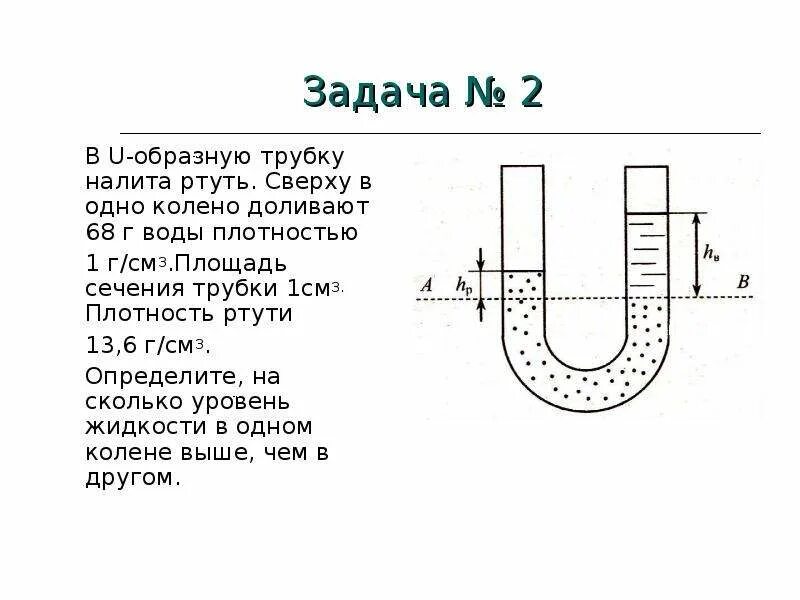 В сообщающихся сосудах налили подсолнечное масло. U образный сосуд. U образные трубки. U-образная трубка задачи. Сообщающиеся сосуды.